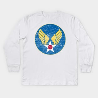 U.S. Army Air Corps Distressed Kids Long Sleeve T-Shirt